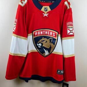 Fanatics Florida Panthers Sam Reinhart #13 Red Jersey Men’s Size XL NHL Hockey